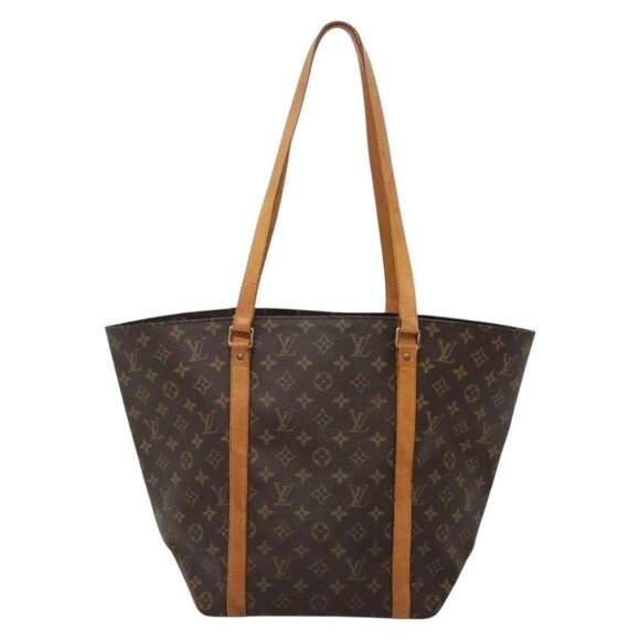 LOUIS VUITTON Monogram Sac Shopping Tote Bag LV Auth - Picture 2 of 16